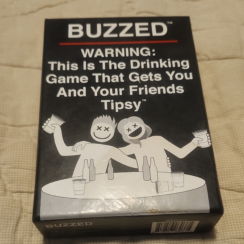 BUZZED Drinking Card Game